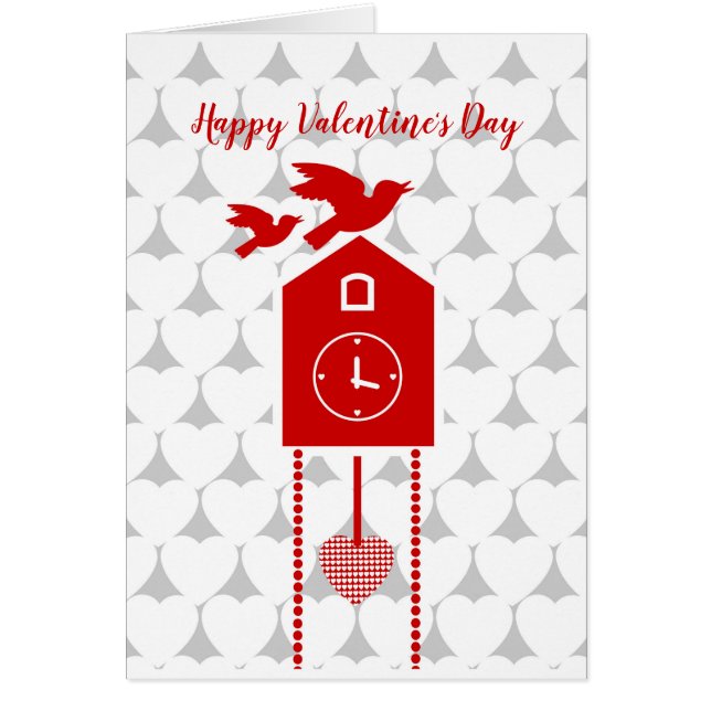 Nu är det dags för kärlek hälsningskort (Framsidan)