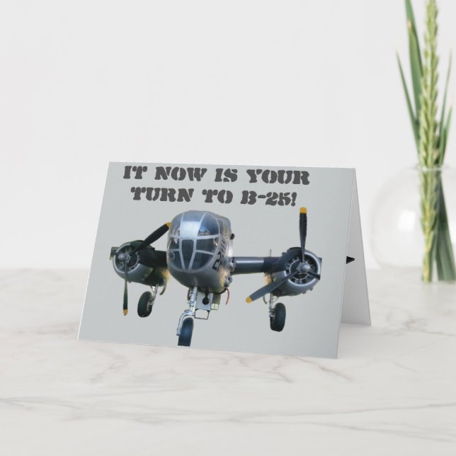 Nu är det din tur att B-25! Kort (Framsida)