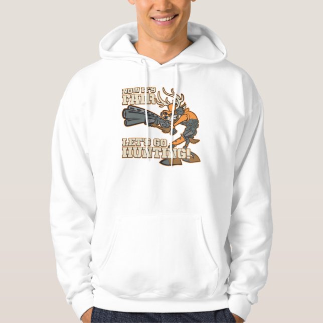 Nu är det mässan, l5At oss går att jaga! Sweatshirt (Framsida)