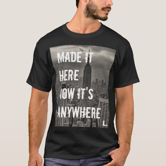 Nu är det någonstans tee shirt (Framsida)