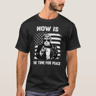 NU ÄR FREDENS TID T SHIRT