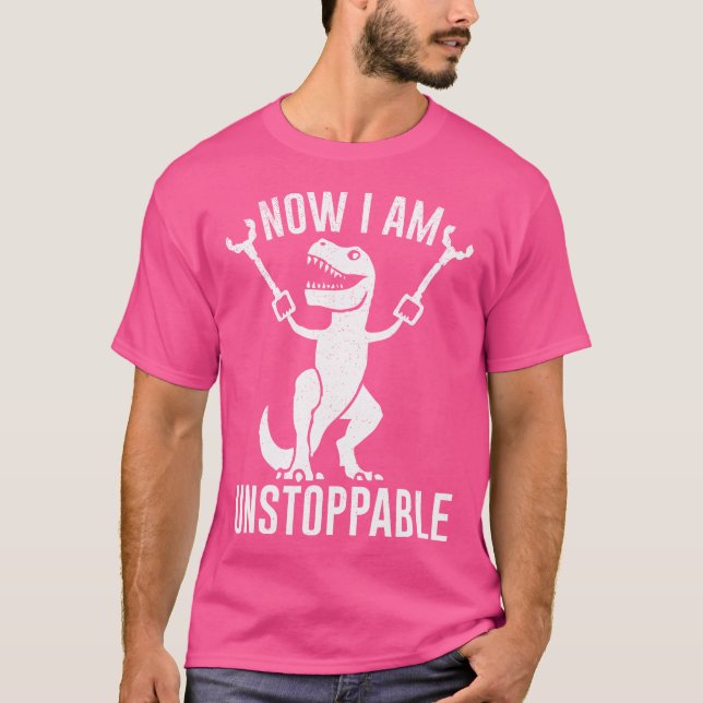 Nu är jag ofattbar T-Rex Dinosaur T Shirt (Framsida)