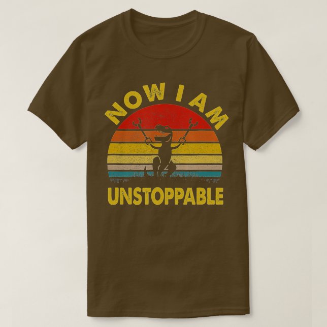 Nu är jag ostoppbar (6) t shirt (Design framsida)