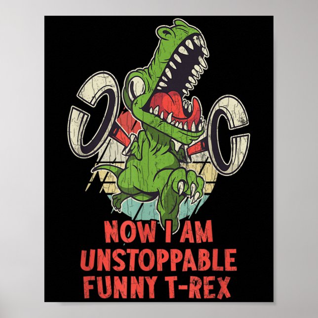 Nu är jag ostoppbar, fin Sarcastic Graph Poster (Framsidan)