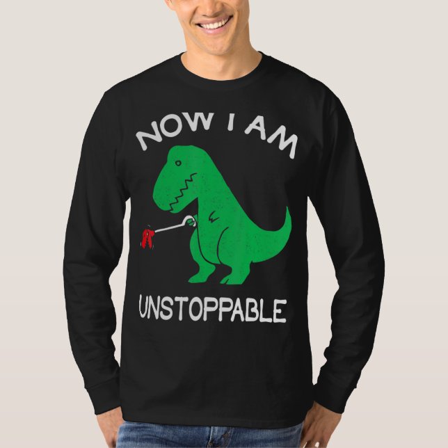 Nu är jag ostoppbar.. t shirt (Framsida)