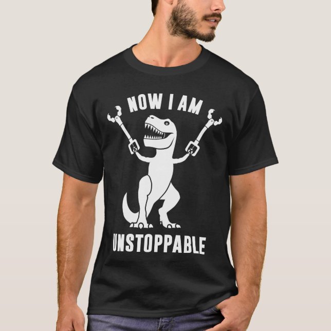 Nu är jag ostoppbar.. t shirt (Framsida)