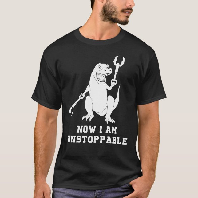 Nu är jag ostoppbar t shirt (Framsida)