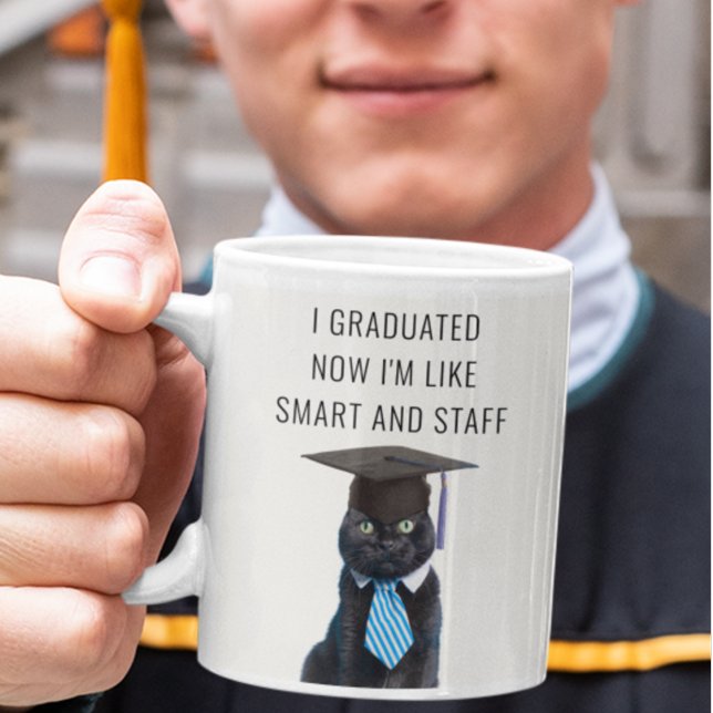 Nu är jag som Smart och Saker Funny Studenten Gift Kaffemugg (Skapare uppladdad)