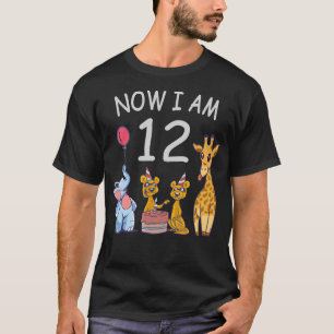 Nu är jag tolv år gammal 12:e på djurparken t shirt