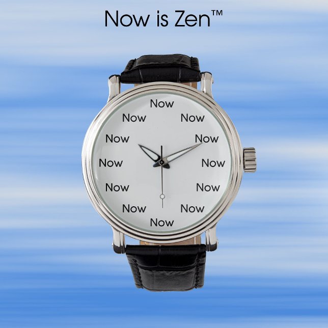 Nu är Zen™ - Mindfulness taoistisk buddhist Armbandsur (Skapare uppladdad)
