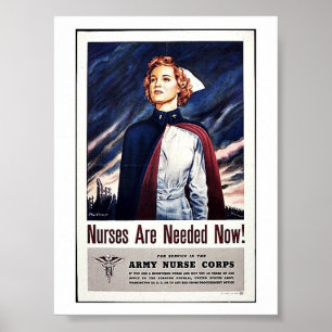 Nu behövs det sjuksköterska! poster