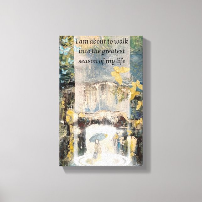 Nu börjar livet canvastryck (Framsida)