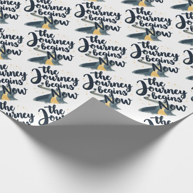 Nu börjar resan presentpapper (Hörn)