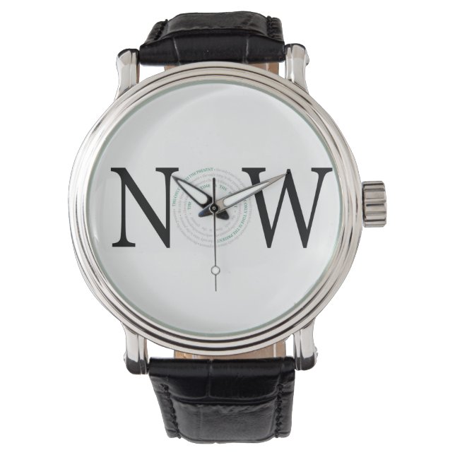 NU: Den enda tiden är den nuvarande Armbandsur (Framsida)