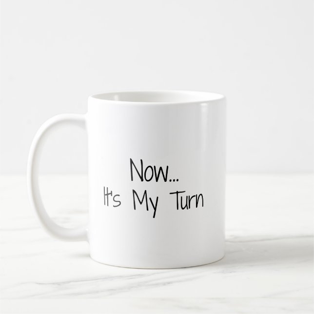 "Nu.. Det är min vänstra fras Kaffemugg (Vänster)