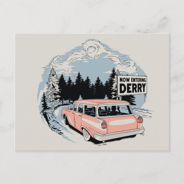 Nu går derry in vykort (Framsida)