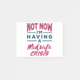 Nu har jag en barnmorskekris... post-it block