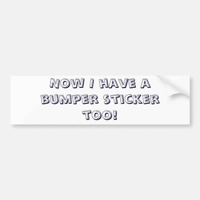 Nu har jag en bildekal för! (Framsidan)