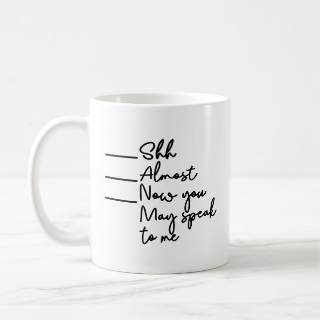 Nu kan du prata med mig kaffemugg (Vänster)