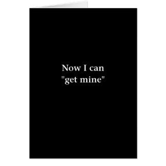 Nu kan jag få bryter hälsningskort