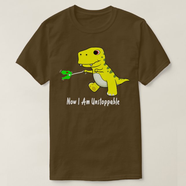 Nu kan jag inte stoppa Dinosaur Funny TRex ( ) T Shirt (Design framsida)
