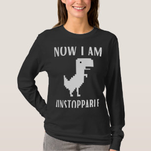 Nu kan jag inte stoppa Dinosaur Rex Webben Browser T Shirt