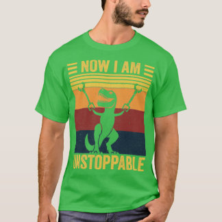 Nu kan jag inte stoppa Retro Stil TRex Dinosaur Gi T Shirt