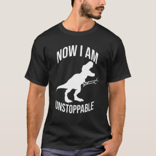 Nu kan jag inte stoppa Rex Dinosaur Grabber Klo T Shirt