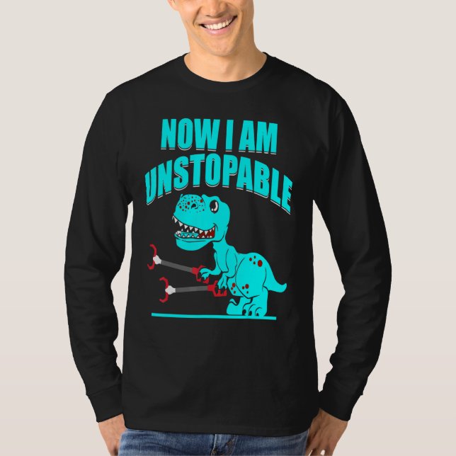 Nu kan jag inte stoppa Rex Little Dinosaur T Shirt (Framsida)