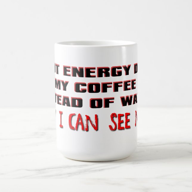 Nu kan jag se stojar den roliga kaffemuggen kaffemugg (Center)
