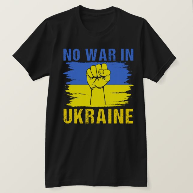 Nu Krig i Ukraina T Shirt (Design framsida)
