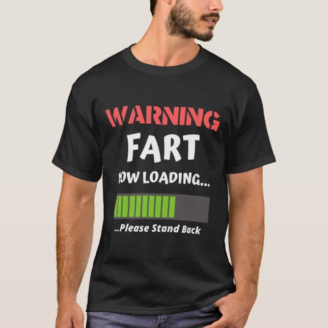 Nu laddar du in Rude Offensiv Fart Humor Classic T Shirt (Framsida)