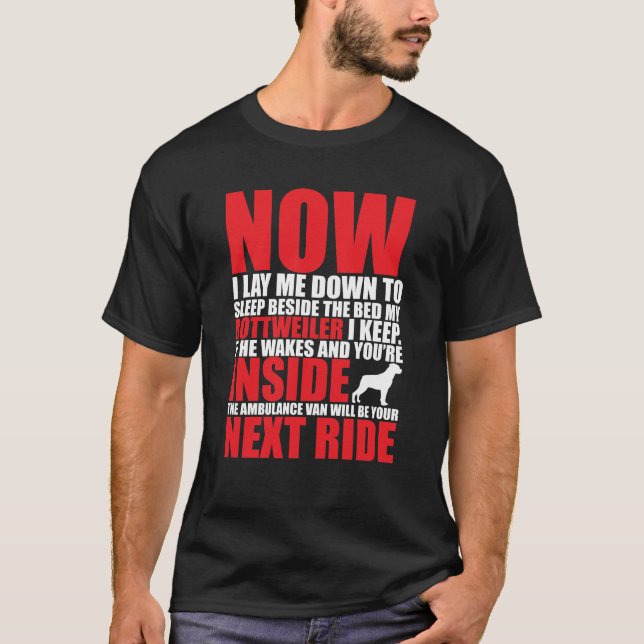 Nu lägger jag mig besegrar för att sova den t-shirt (Framsida)