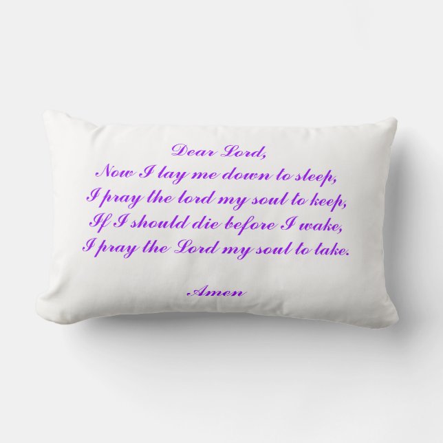 Nu lägger jag mig besegrar för att sova lumbarkudde (Framsida)