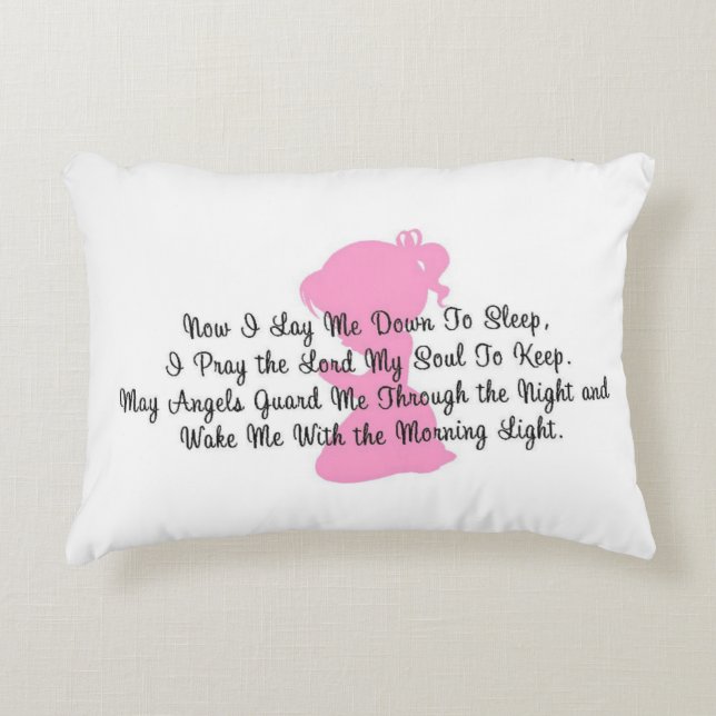"Nu Ljög jag mig ner för att sova" ACCENT PILLOW Prydnadskudde (Framsidan)