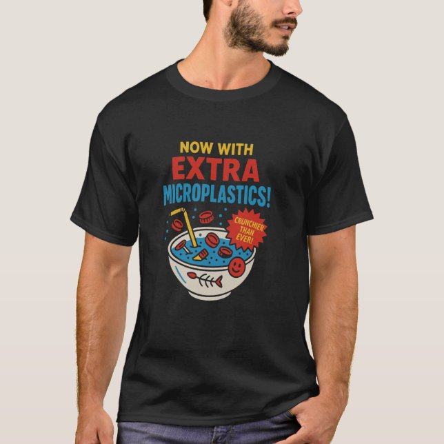 Nu Med Extra Mikroplast Parodi T Shirt (Framsida)