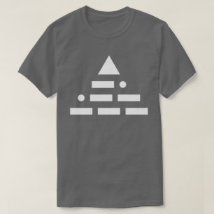 NU (morse kodifierar), pyramidvit Tee