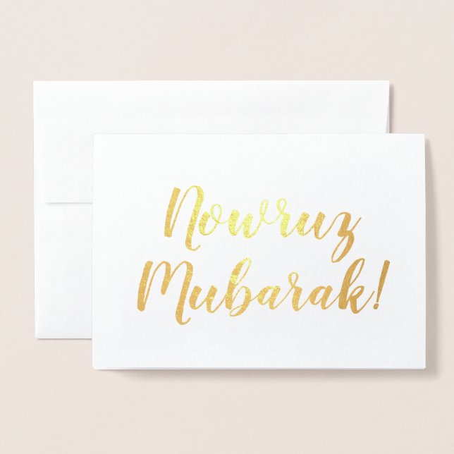 NU-mubarak! Folierat Kort (Framsida med kuvert)