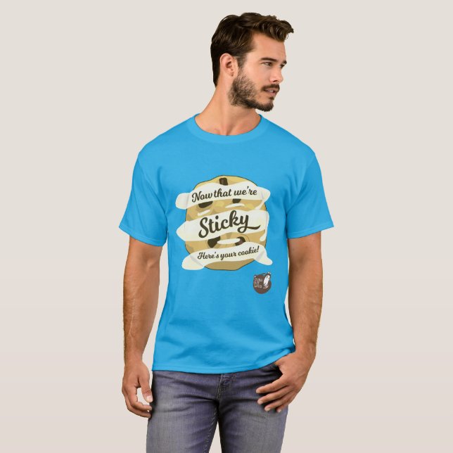 Nu när vi är klibbiga, här är din Cookie T-Shirt (Hel framsida)
