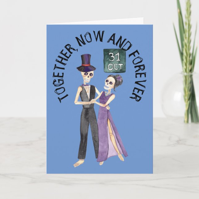 Nu Och För Alltid 5" x 7" Vikbart Greetingkort Kort (Framsida)