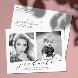 Nu och sedan 2 Photo Studentfest Inbjudan Vykort