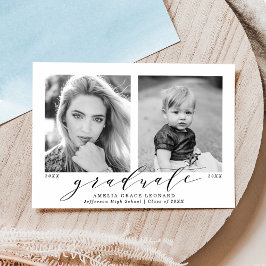 Nu och sedan Blue Photo Studenten Meddelande