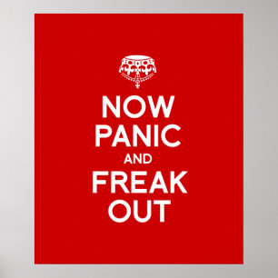 NU PANIC OCH FREAK UT POSTER
