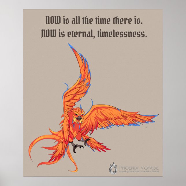 NU... Phoenix Bird Poster (Framsidan)