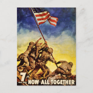 Nu Poster Vintage Krig återställd Vykort