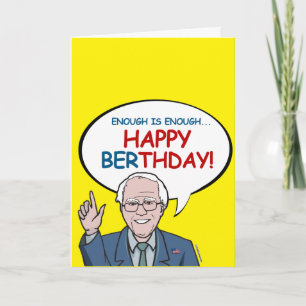 Nu räcker det: Lycklig Berthday Kort