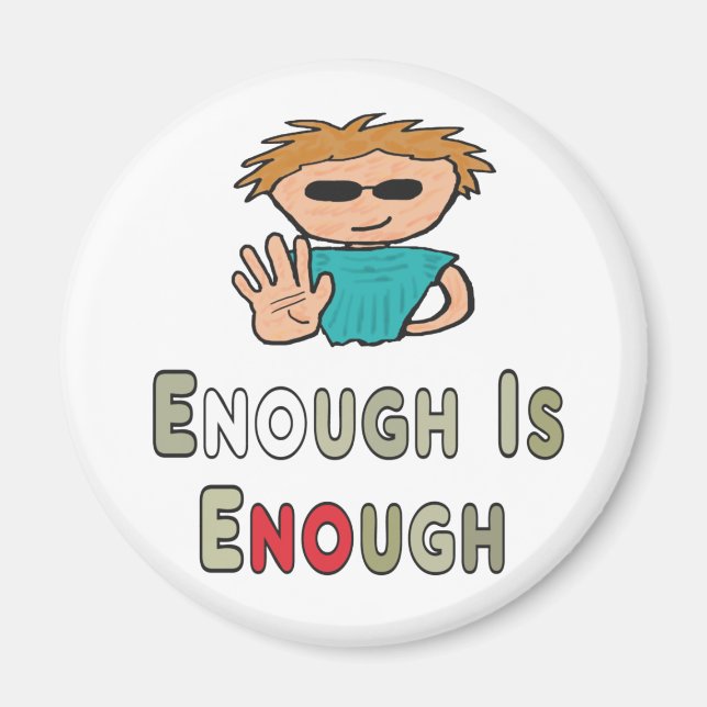 Nu räcker det magnet (Framsidan)