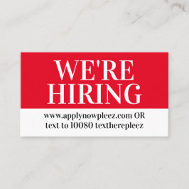 Nu rekryterar du hjälp som vill ha jobbbokföringsb visitkort