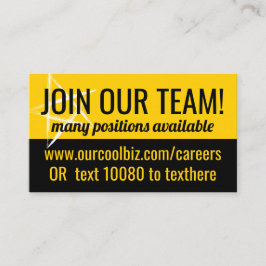 Nu rekryterar du hjälp som vill ha jobbbokföringsb visitkort