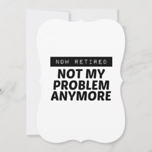 NU RETIRED MEDDELANDE